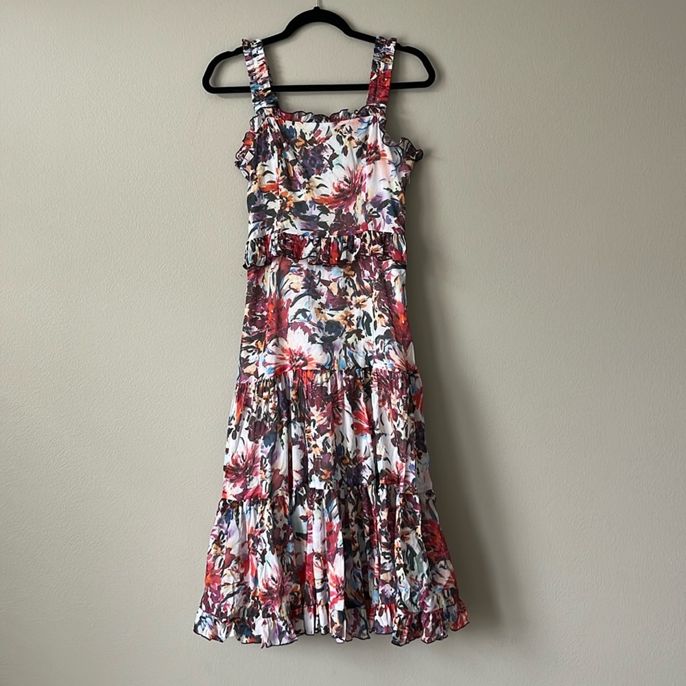 Willa Story Long Tiered Floral Dress‎ / SZ S